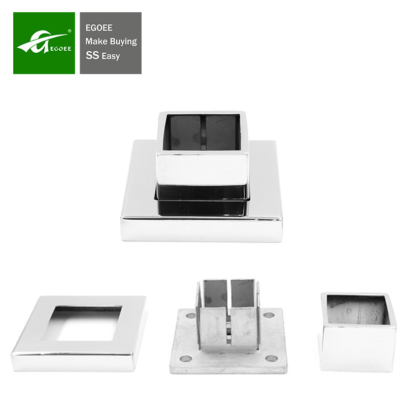 Kit de cobertura decorativa de base de trilhos de aço inoxidável 304 316