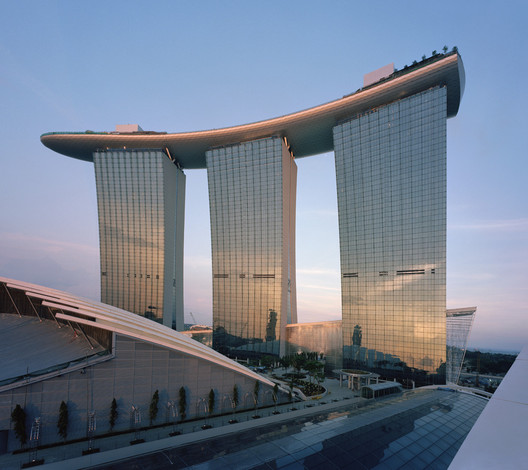 Marina Bay Sands em Singapura.